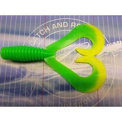 Tukker Baits Smiling Pike Tail Bait Twin Tail Queues de rechange