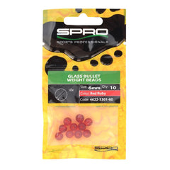 Perles de verre lisses et rondes Spro