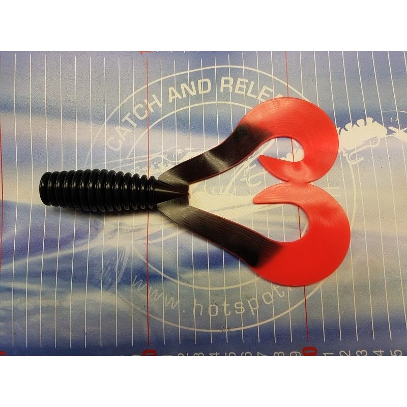 Tukker Baits Smiling Pike Tail Bait Twin Tail Queues de rechange