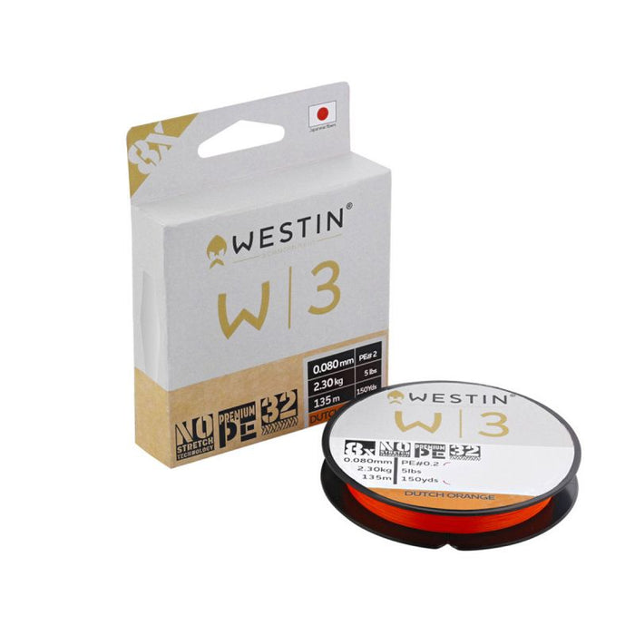 Westin W3 8-Braid 135m ORANGE HOLLANDAIS