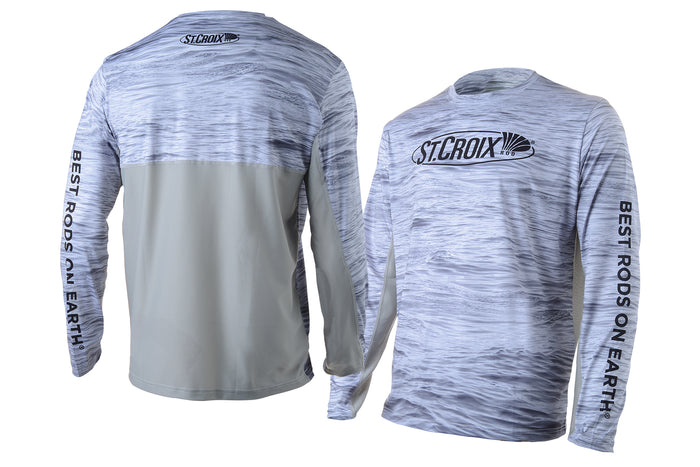 T-shirt anti-UV St. Croix Mac Fishing Tournament Gris