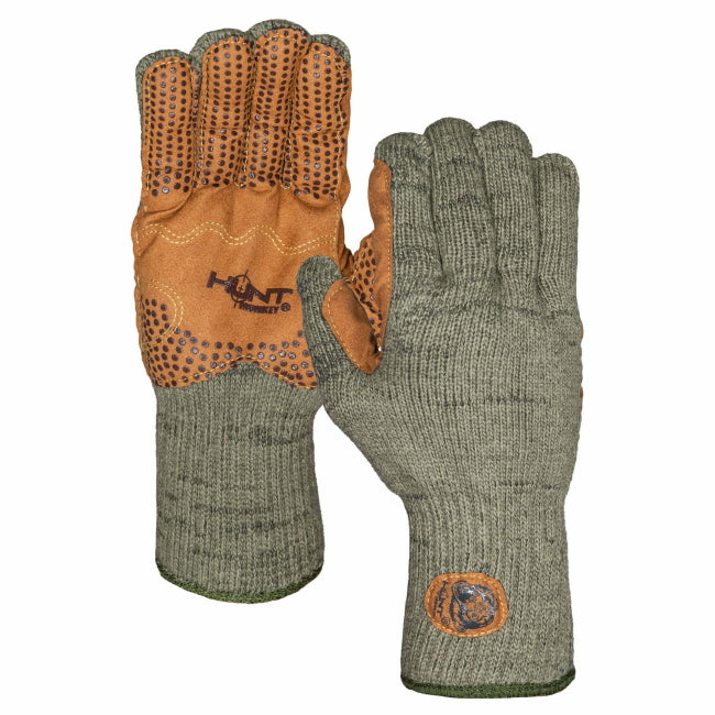 Gants longs en laine Fish Monkey Olive