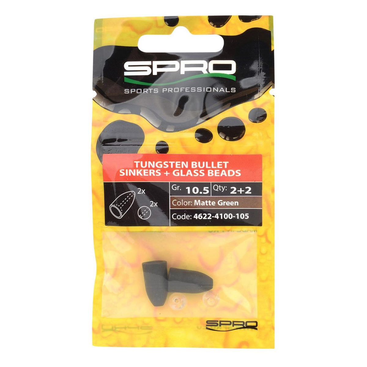 Spro Bullet Sinkers Tungsten Vert Mat
