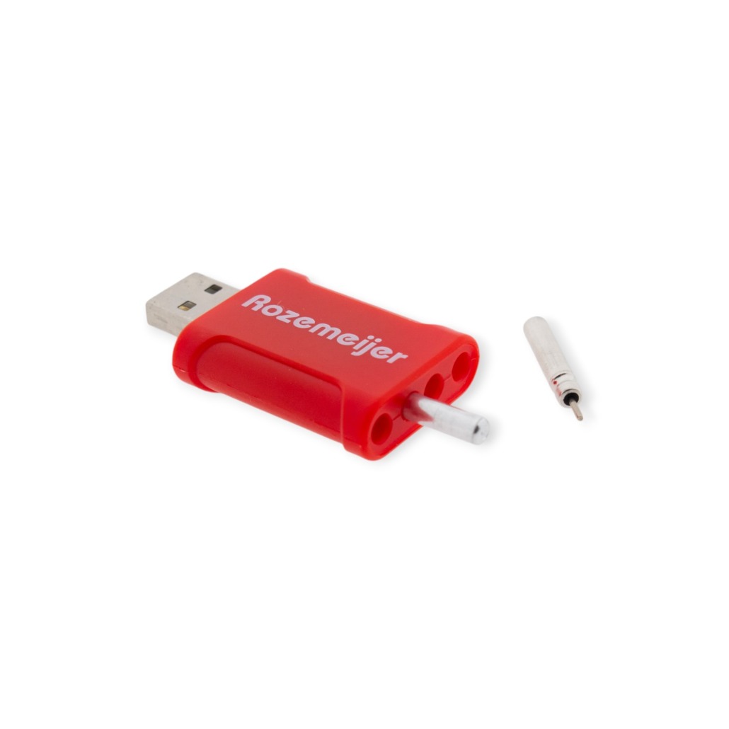 Chargeur de batterie au lithium USB Rozemeijer avec 2 piles LIR425