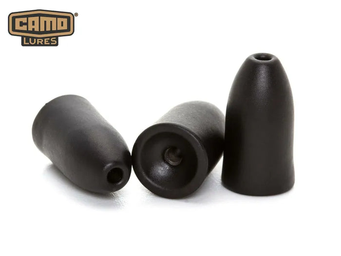 CAMO Tackle Poids Balle Tungstène NOIR