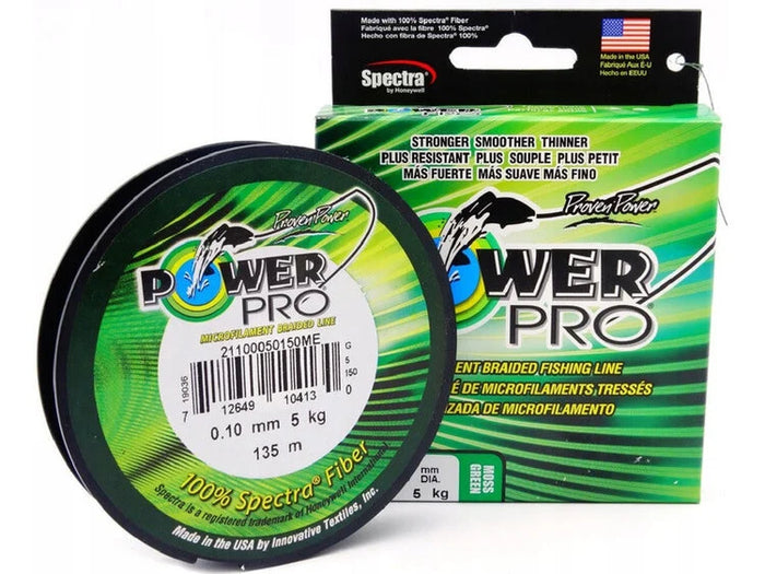 Power Pro Tresse 275m Vert Mousse