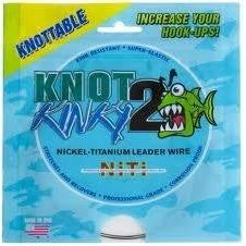 Fil de pêche nickel-titane Knot2Kinky 15 pieds