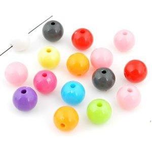 Perles en plastique 3 mm
