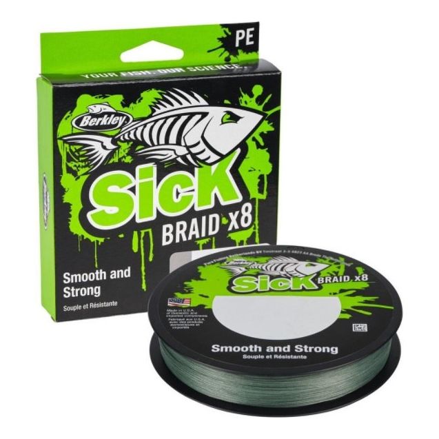 Berkley SICK Braid vert discret